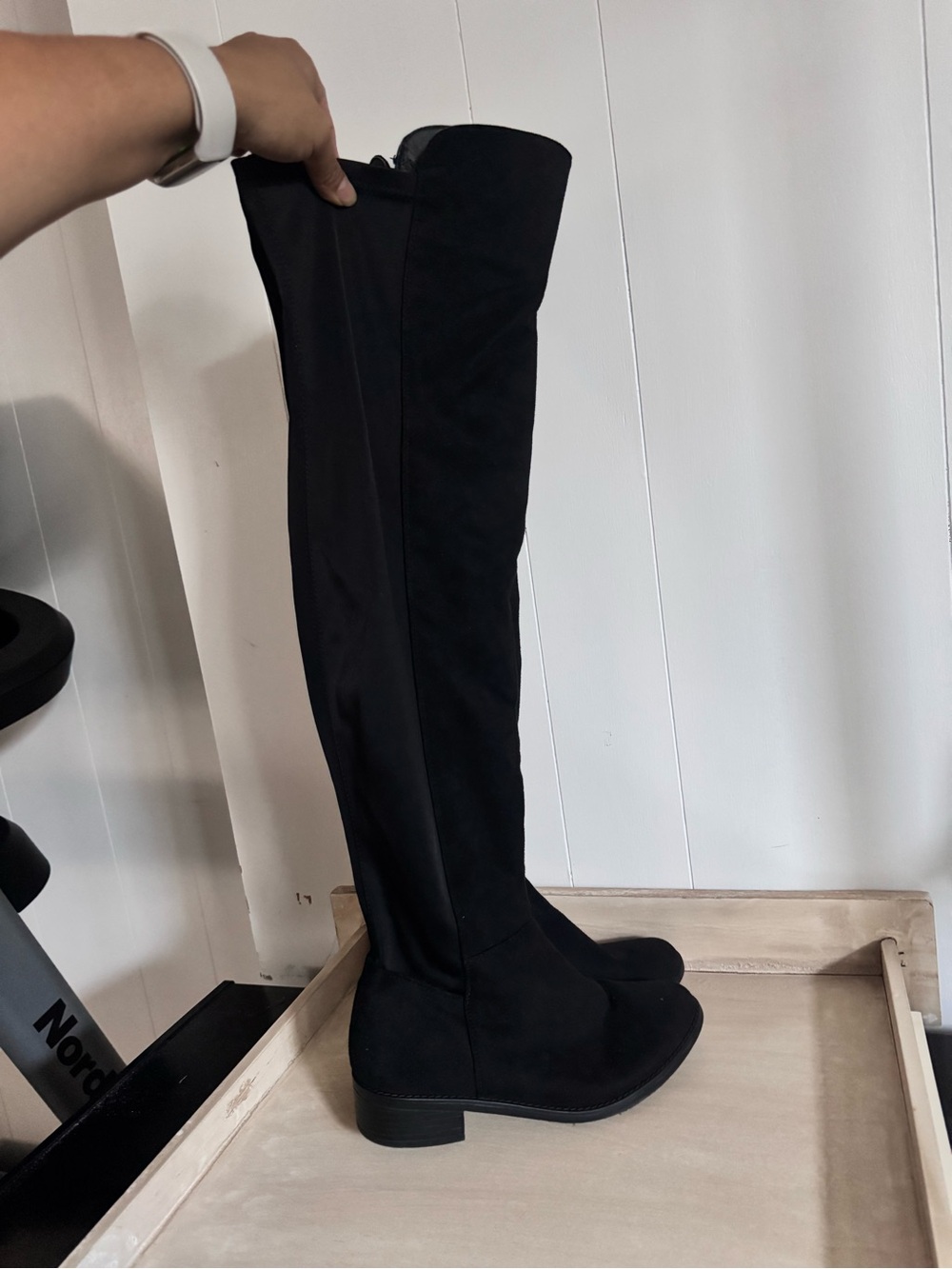 H&M Black Over-the-Knee Boots